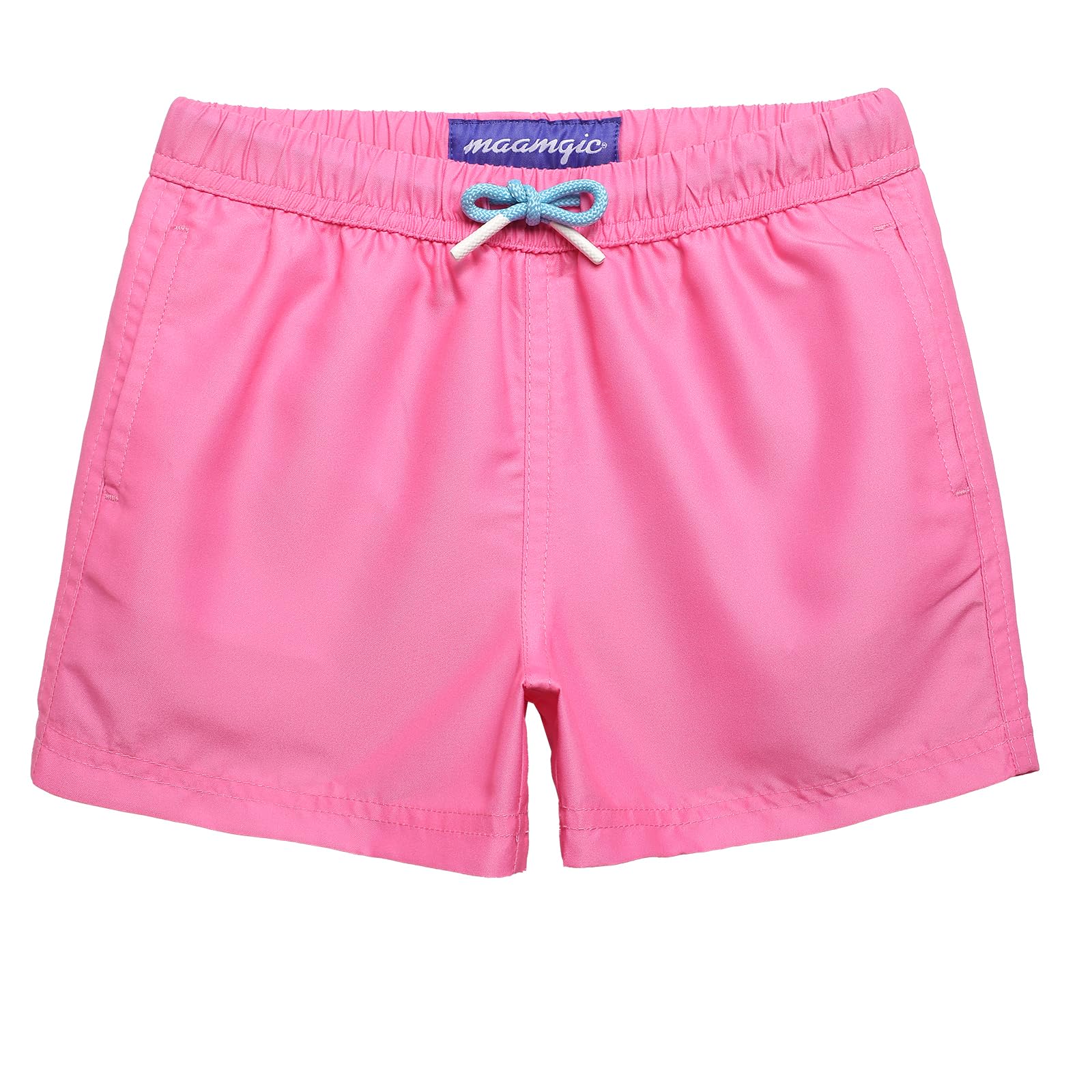 maamgic Boys Swim Trunks Toddler Swim Shorts Little Boys Bathing Suit Swimsuit Toddler Boy Swimwear Peach Pink 8 Years