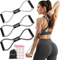 Figure 8 Resistance Bands by [Brand Name] - Versatile Fitness Exercise Bands with Handles for Arm & Shoulder Stretch