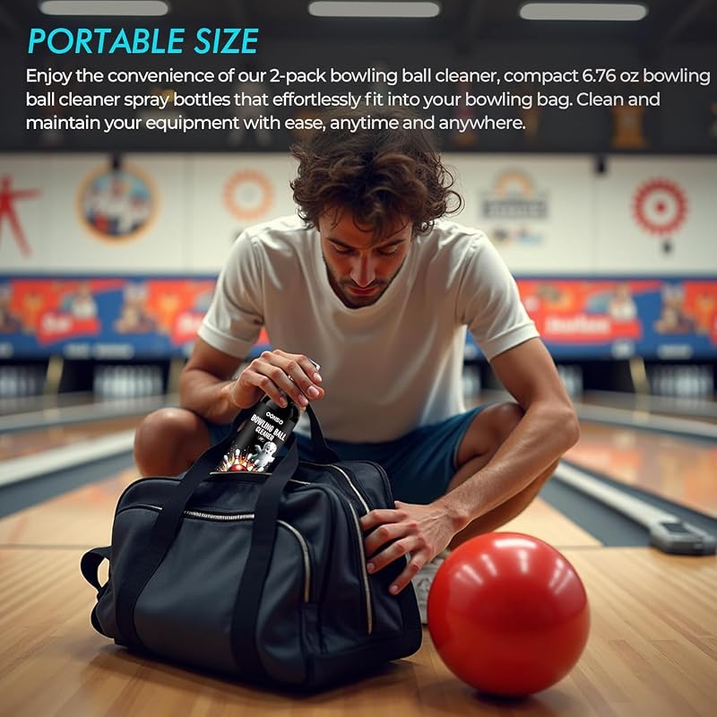 Bowling Ball Cleaner & Towel Kit – Premium Bowling Accessories