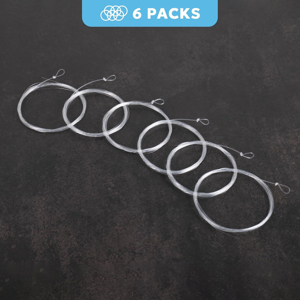 SF Pre-Tied Loop Fly Fishing Leader - Tapered Nylon for Trout & Saltwater | 7.5FT to 15FT Options