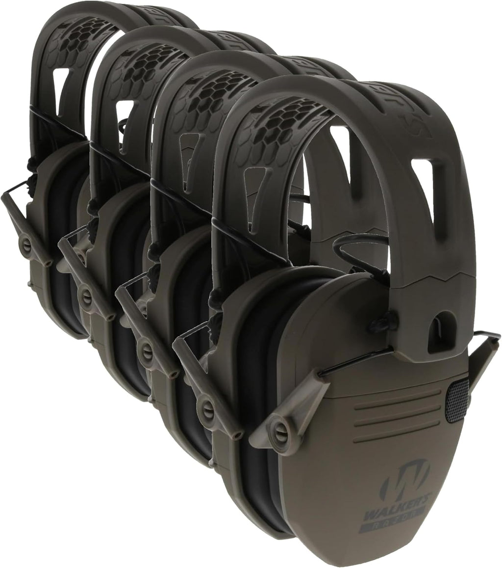 Walker’s TACTI Grip Series - Premium Tactical Shooting Gloves for Enhanced Grip | Black, Size M