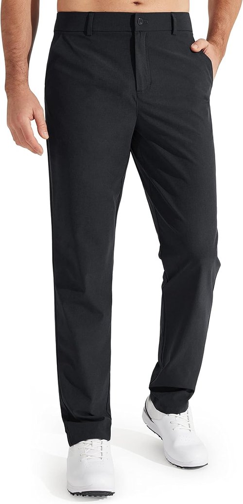 Libin Men's Golf Pants - Lightweight Quick-Dry Dress Trousers | Comfy Stretch Fit with Pockets, Sizes 30-34
