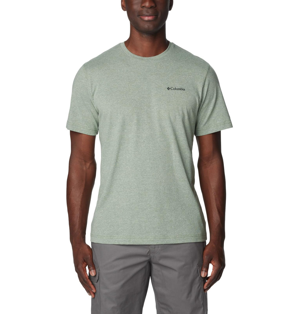 Columbia Men's Thistletown Hills Short Sleeve, Canteen Heather, 4X