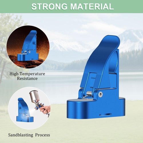 Tivora Magnetic Holder for Golf Cart - Blue, Fits 30-70 Ring, Golf Cart Holder with Strong Magnet, Secure Holder for Golf Cart and Outdoor Use