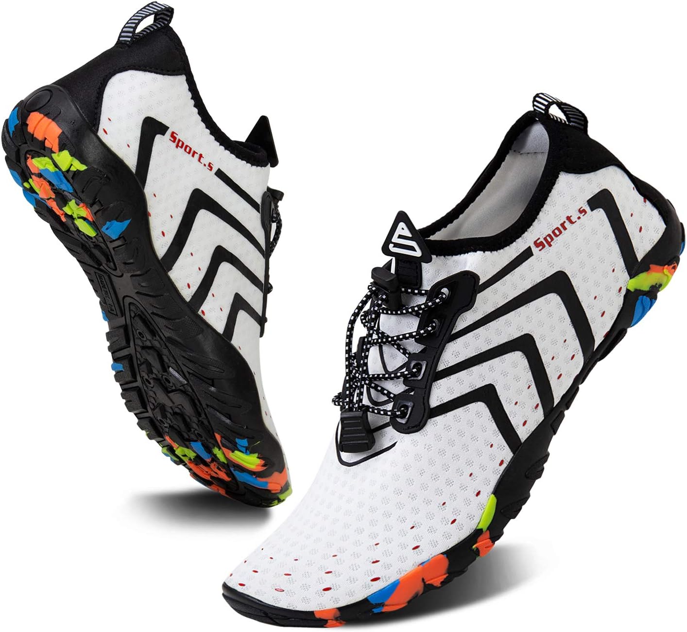 WateLves Water Shoes - Quick-Dry Barefoot Swim Shoes for Men & Women | Ideal for Beach & Yoga