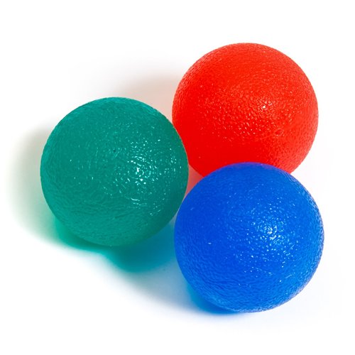 Black Mountain Products Hand Therapy Balls, Black/Red