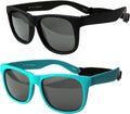 Vintage Toddler Sunglasses - Stylish 2-Pack for Ages 2-4 Years | UV Protection