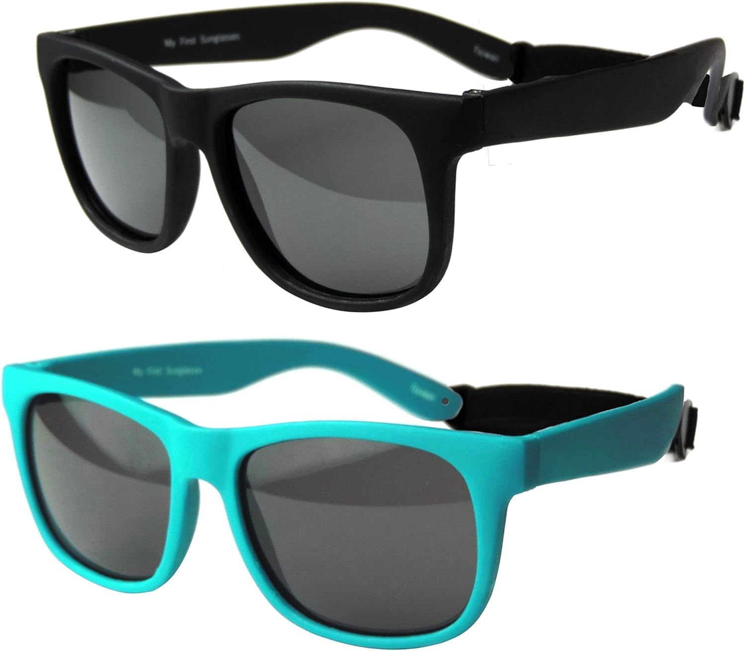Vintage Toddler Sunglasses - Stylish 2-Pack for Ages 2-4 Years | UV Protection
