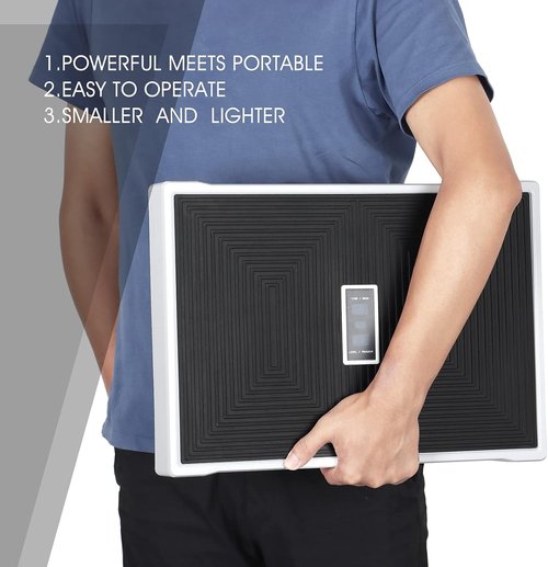 CDCASA Mini 3D Vibration Plate - Whole Body Exercise Machine for Weight Loss & Toning | 1-99 Levels