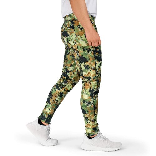 Contour Athletics Men's Joggers Minimalist Hydrafit Track Pants Men's Sweatpants Active Sports Running Workout Pant Zipper Pockets (CA0004-LSC) (Large)