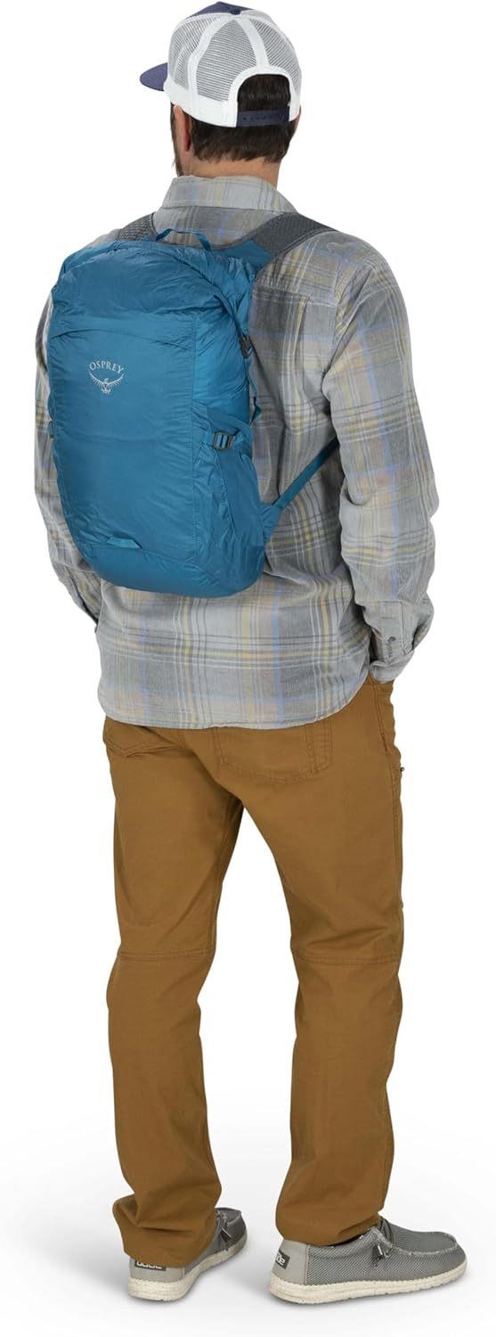 Osprey Ultralight 20L Dry Stuff Pack - Lightweight Waterproof Storage Solution, Black