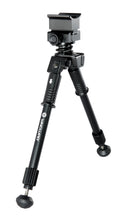 Vanguard Equalizer 1QS Prone Pivot Pod, 7-10", Quick Attach Picatinny Rail System, Black