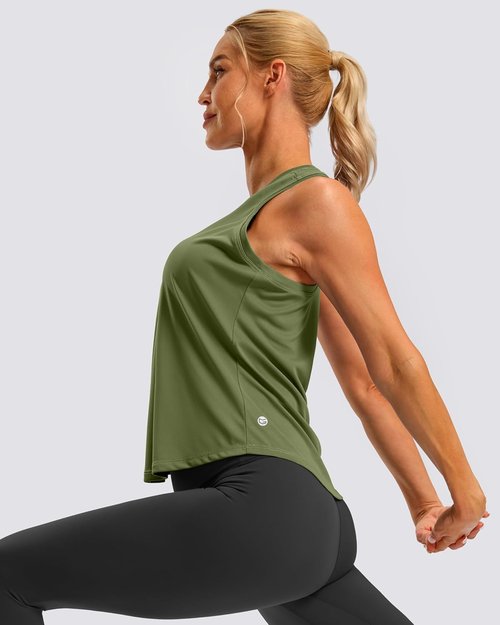 G Gradual Women's Racerback Workout Tank Top - Loose Fit Athletic Yoga Shirt | Ideal for Gym & Running