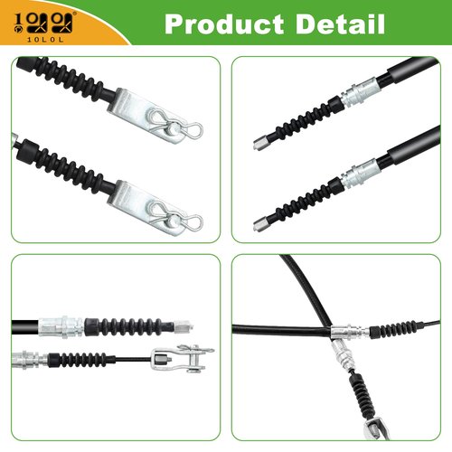 10L0L Golf Cart Brake Cable for Club Car DS 2000-up Gas & Electric, 42 Inch Driver and Passenger Side, OEM# 102022101