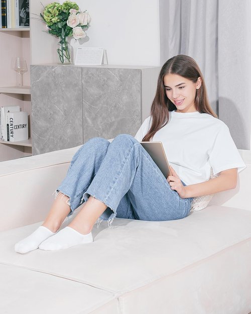 IDEGG No Show Socks - Anti-Slip Low Cut Ankle Socks for Men & Women | Comfortable & Invisible