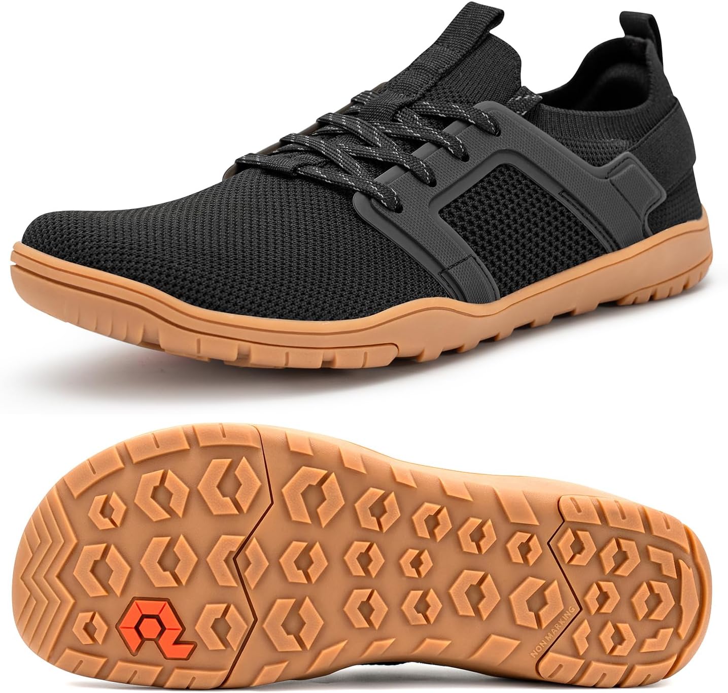 Pulltop Barefoot Trail Running Shoes - Wide Toe Box | Zero Drop Sole for Minimalist Comfort