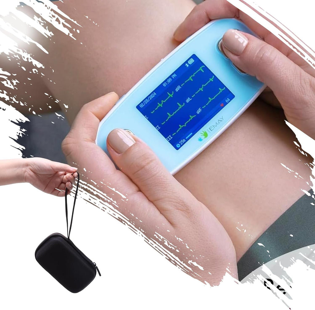 XANAD Hard Case for EMAY 6L Portable ECG Monitor - Durable Protection & Lightweight Design