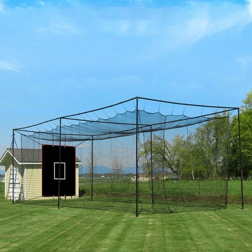 Batting Cage Backstop - Heavy Duty PVC Coated Oxford Fabric | Baseball & Softball Training Aid
