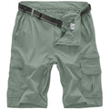 Jessie Kidden Mens Outdoor Casual Expandable Waist Lightweight Water Resistant Quick Dry Fishing Hiking Shorts (6222 Green Sage 40)