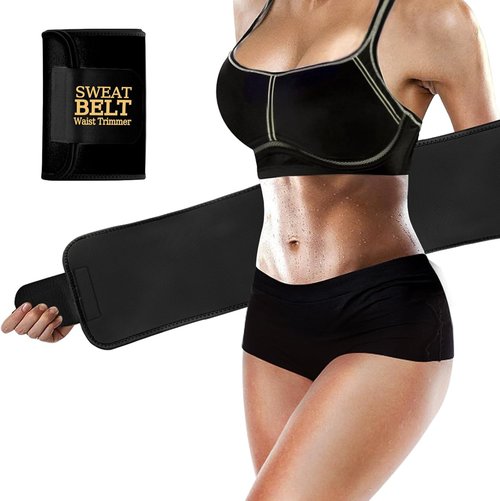 Lisacool Waist Trainer for Women - Sweat Band for Weight Loss & Lumbar Support | Adjustable Size