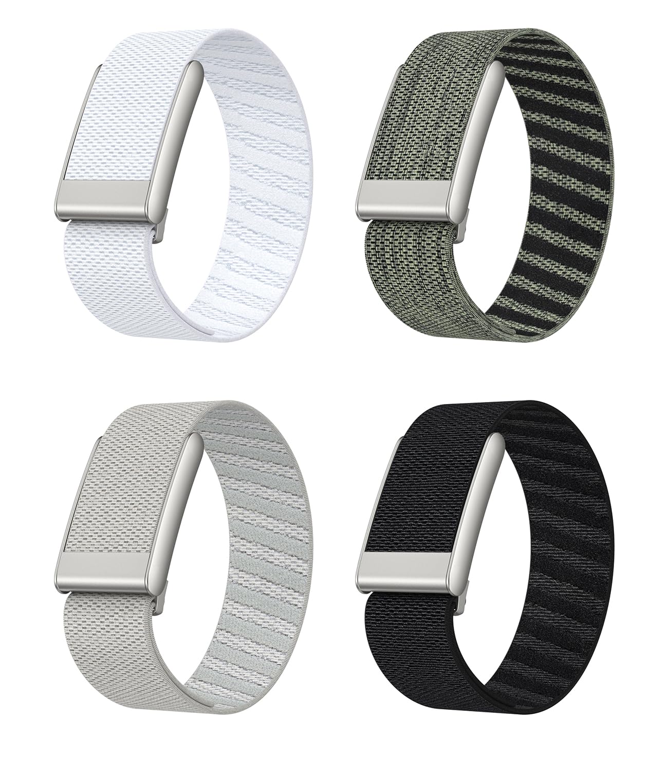 Vyntrago Nylon Sport Band Compatible with Whoop 5.0 Bands One, Peak and Life, Nylon Breathable Sports Waterproof Replacement Wristbands for Women Men (NOT for Gen 4)