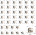 Skiennix Baseball Display Case - 40 Pcs UV Protected Autograph Ball Protectors | Clear Acrylic Showcase