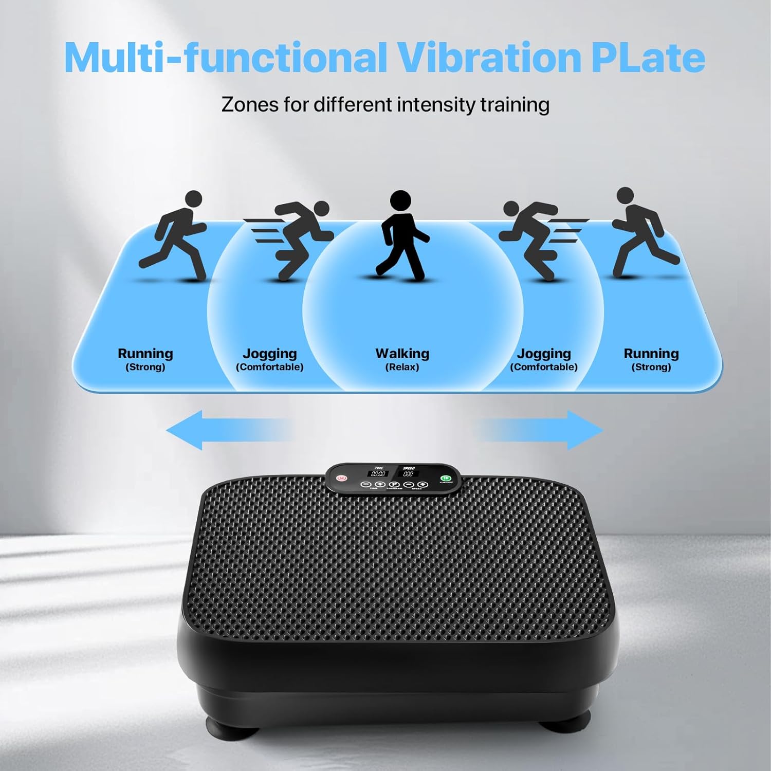 Skiennix Vibration Plate Exercise Machine - Whole Body Workout & Lymphatic Drainage | Mini Shake Plate