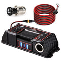 400W Golf Cart USB Charging Port with XT60 Port, 12V 120W Cigarette Lighter & 3 USB Quick Charge 3.0 Power Socket Adapter for 36V/48V EZGO Club Car Yamaha, No Drill Installation Golf Cart Accessories