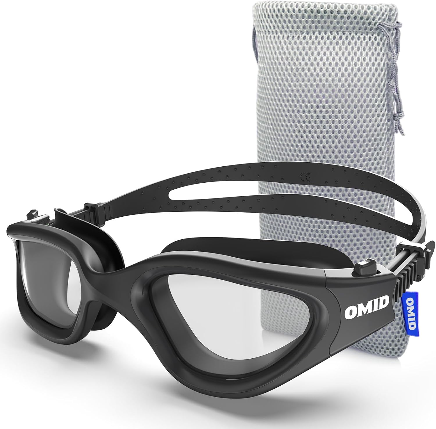 OMID Swim Goggles - P2 Lite Comfortable Anti-Fog Design for Adults & Youth | Perfect for Swimming