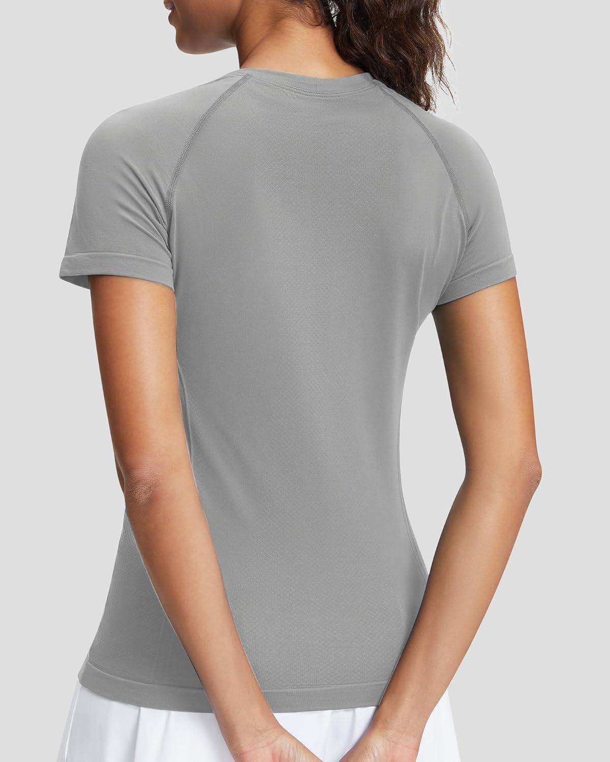 Stelle Seamless Workout Shirt - Short Sleeve Athletic Top for Yoga & Gym | Comfortable Fit