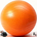 Gruper Yoga Ball, Multiple Sizes Non Slip Exercise Ball for Workout, Birthing, Balance, Stability, Pregnancy, 2200LB Capacity, Anti Burst Chair for Home and Office, Includes Quick Pump & Fitness Guide