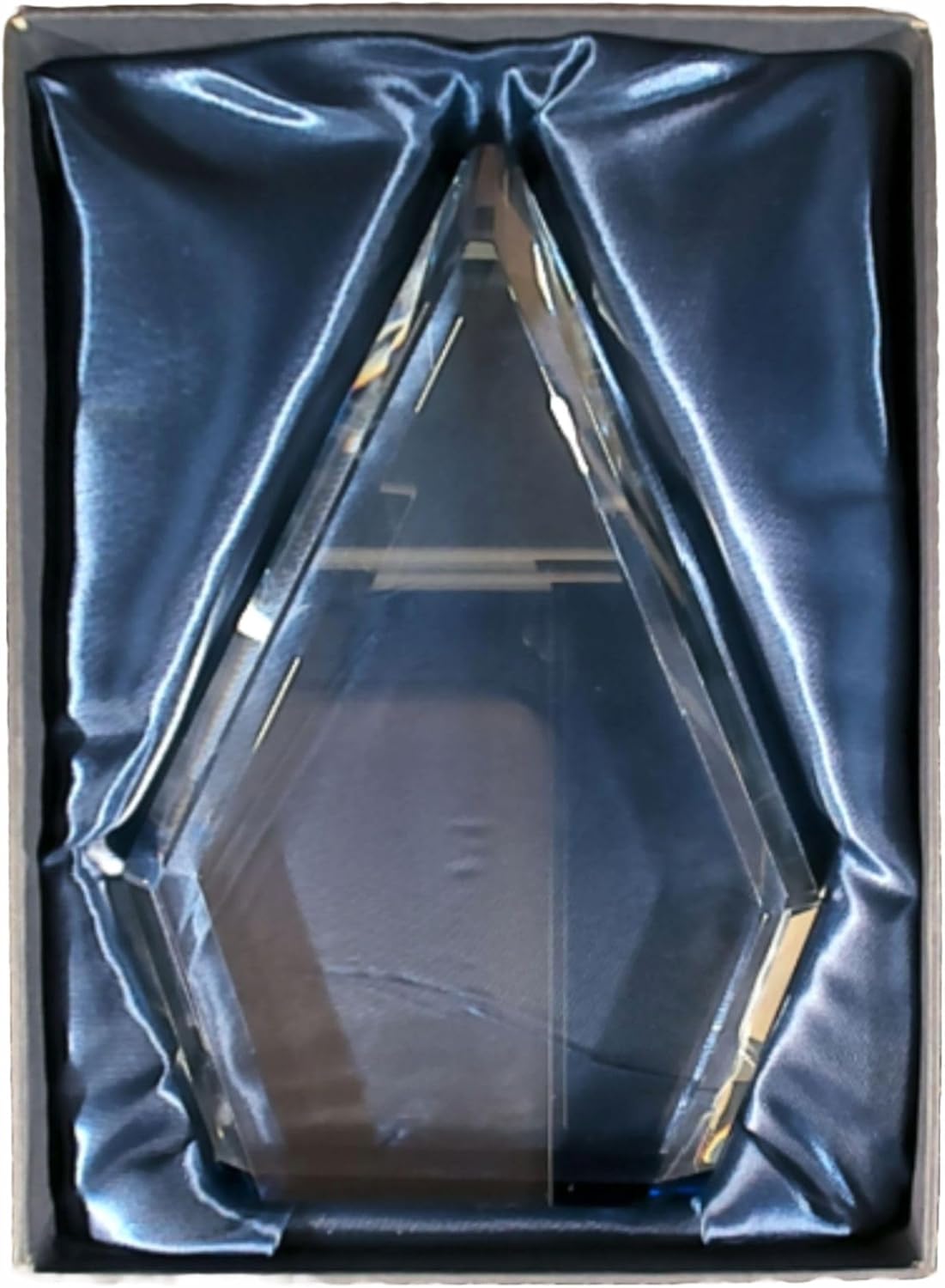 Regine Switzerland Customizable Solid Crystal Trophy - 8 Inch Personalized Award for Employee Recognition