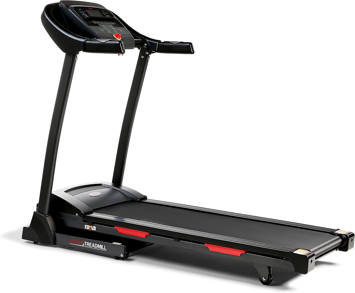 Sunny Health & Fitness Folding Treadmill - Smart Performance with Adjustable Incline & Free Bluetooth App
