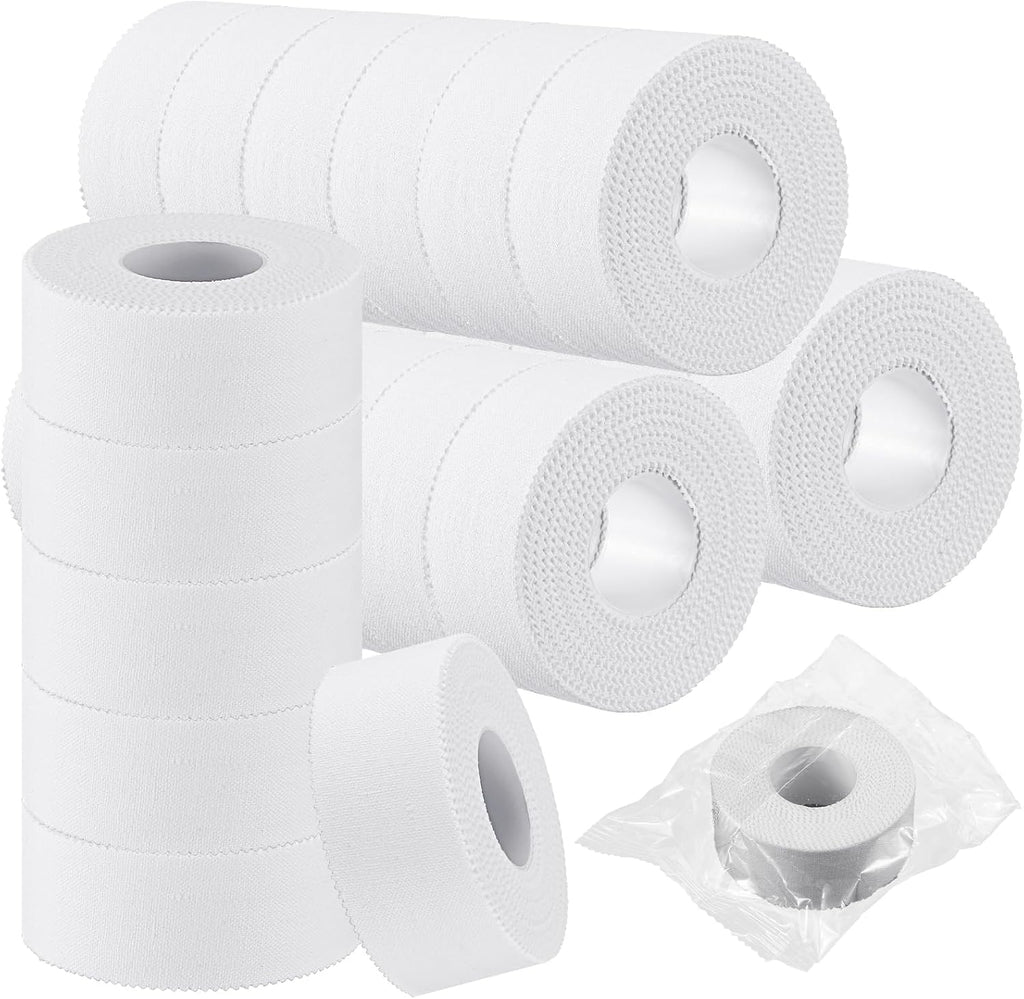 Threlaco Athletic Porous Tape - 1" Wide x 10 Yards | Medical Adhesive for Sports & Muscle Support