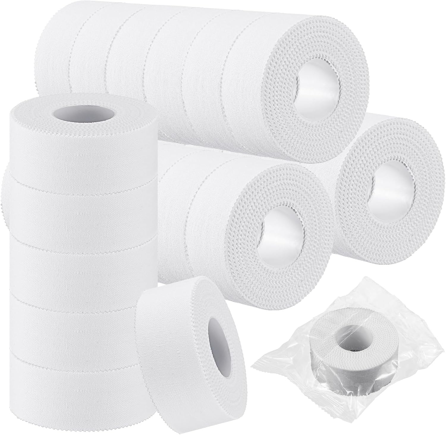 Threlaco Athletic Porous Tape - 1" Wide x 10 Yards | Medical Adhesive for Sports & Muscle Support