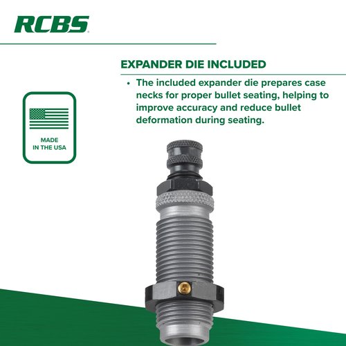 RCBS 18212 Series B 3-Die Carbide Roll Crimp Set, 38/357
