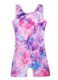 Leotards for Girls Gymnastics 3t 4t Dance Outfit Toddler KId Child Athletic Dance Wear Shiny Purple Hotpink Butterfly Biketard (Butterfly Hotpink, 3-4T)