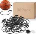 Skiennix Basketball Holder - Wall Mount Storage Rack for Balls | Universal Metal Design, Black Finish
