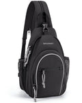 BAGSMART Small Crossbody Sling Bag for Men Women, Small Sling Backpack Shoulder Bag, Anti-Theft Chest Daypack