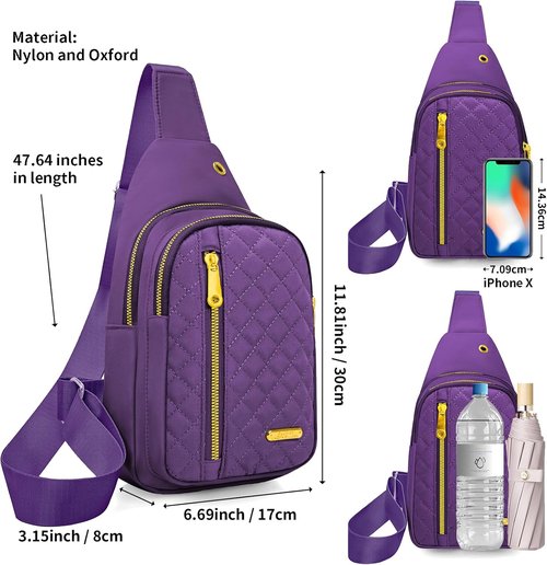 Aisijimo Small Sling Bag - Casual Crossbody Backpack for Women & Men | Compact & Stylish Design