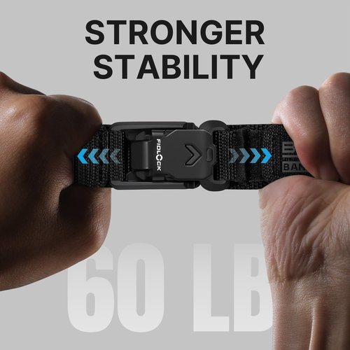 Bandletic Sport Band Compatible with Fitbit Charge 6/5 Bands for Men and Women, Rugged Soft Nylon Wristbands Replacement Straps with Magnetic Fidlock V-Buckle for Fitbit Charge 5/6 Fitness Tracker
