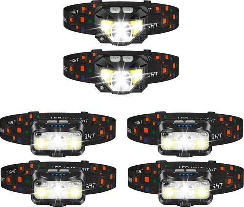 LHKNL Rechargeable Headlamp - 1100 Lumen Brightness | 2-Pack & 4-Pack Options Available