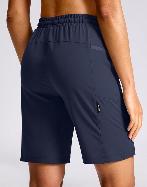 G Gradual Women's Hiking Shorts - Quick-Dry Lightweight Bermuda Cargo with 2 Zipper Pockets | Water-Resistant