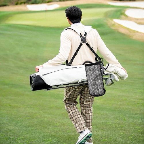 Klmnop 2Pcs Golf Ball Bag, Nylon Mesh Pouch Holds 48-56 Balls, Tee Pouch with Drawstring Storage Bag (Black)