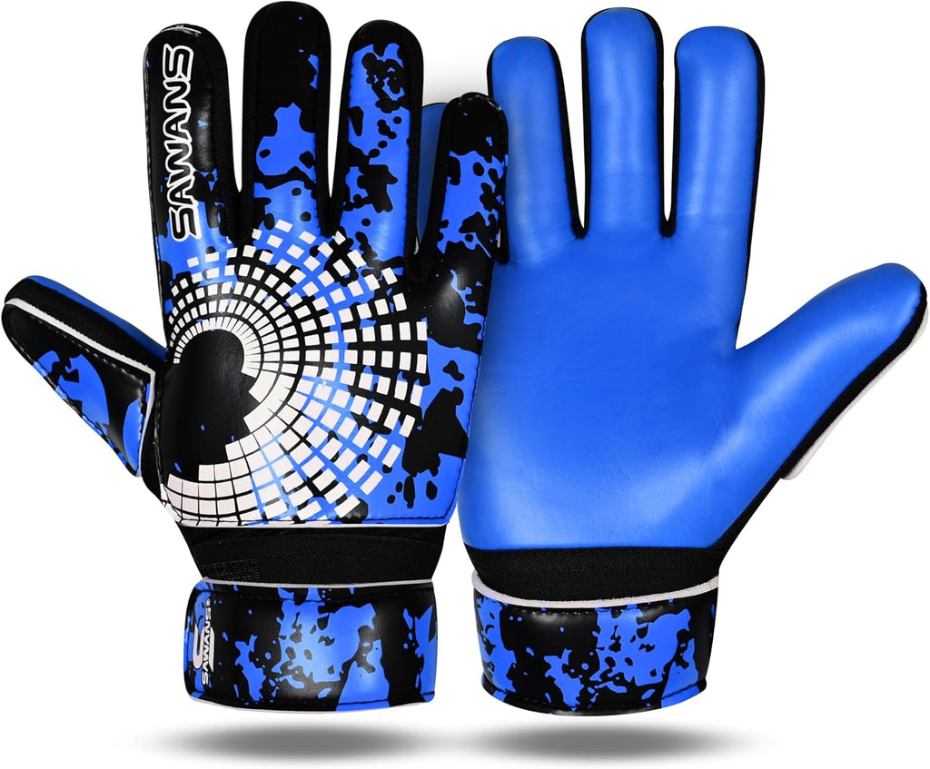 SAWANS Soccer Goalkeeper Gloves - Strong Grip & Wrist Support for Kids & Adults | Anti-Slip Design