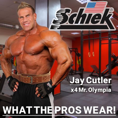 Schiek Sports 2004 Leather 4 3/4" Weight Lifting Belt - Comfortable Weightlifting Belt