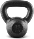 CAP Barbell Cast Iron Kettlebell - Durable Coated Design | Multiple Weight Options Available