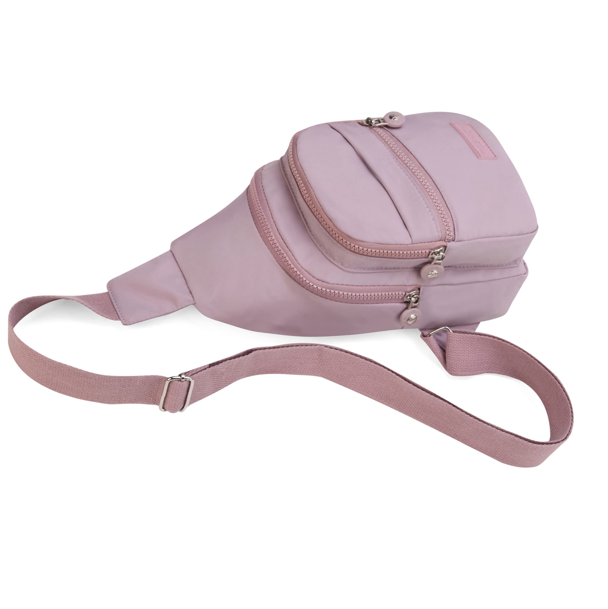 YAZEKOUS Small Sling Bag for Women Men Crossbody Sling Backpack Casual Daypack Backpack Cross Body for Travel Outdoor