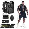 BeatBoost Weighted Vest Men 1-20 lb Weight Vest Adjustable Weights with 2 lb Ankle Weights for Walking Strength Training Running Workout