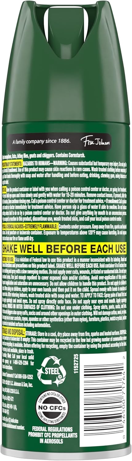 OFF! Deep Woods Insect Repellent - Long-Lasting, Non-Greasy Bug Spray | 4 Oz, 2 Count